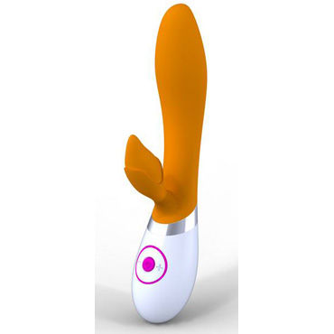 Rabbit Odeco, оранжевый - Вибратор со стимуляцией клитора и точки G - купить в секс шопе