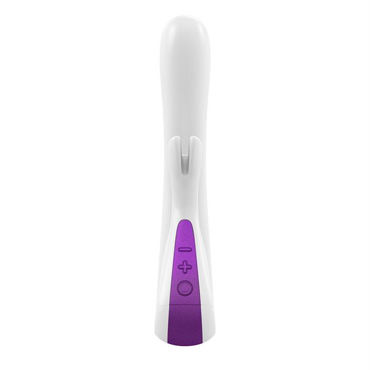 Ovo K5, бело-фиолетовый - Вибратор с клиторальным стимулятором - купить в секс шопе