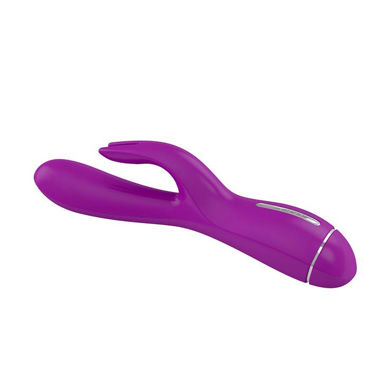 Ovo K3, фиолетовый - Вибратор с клиторальным стимулятором - купить в секс шопе