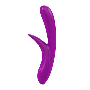 Ovo K4, фиолетовый - Вибратор с клиторальным стимулятором - купить в секс шопе
