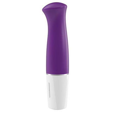 Ovo D4 Мини-вибратор, бело-фиолетовый - 5 режимов вибрации - купить в секс шопе