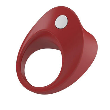 Ovo B11 Эрекционное кольцо, красное, С виброэлементом, стимулирующее клитор