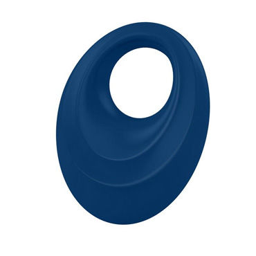 Ovo B5 Эрекционное кольцо, синее, С виброэлементом и клиторальным стимулятором