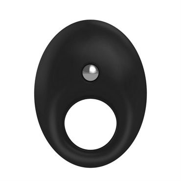 Ovo B5 Эрекционное кольцо, черное, С виброэлементом и клиторальным стимулятором