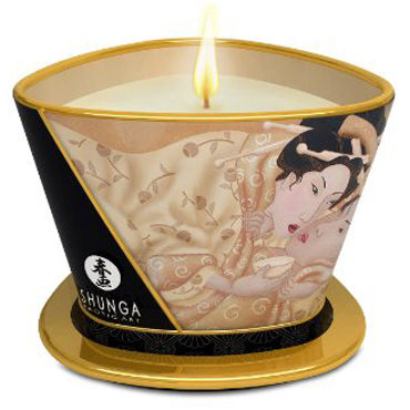 Shunga Massage Candle Vanilla Fetish, 170мл, Массажная свеча, ванильный фетиш