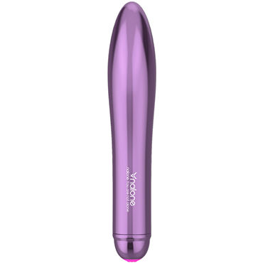 Nalone Amore, фиолетовый, Стильный металлический вибратор