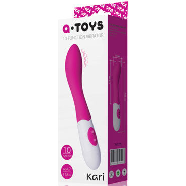 Toyfa A-toys Kari, розовый, Вибратор для стимуляции точки G
