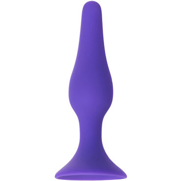 Toyfa A-toys Butt Plug, фиолетовая, Анальная пробка средняя