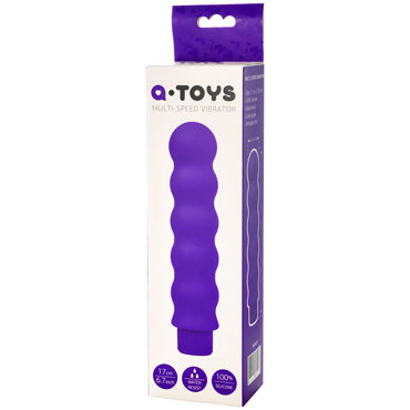 Toyfa A-toys Multi-speed Vibrator, фиолетовый - подробные фото в секс шопе Condom-Shop