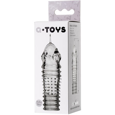 Toyfa A-toys Penis Extender 15,3 см, прозрачная - фото, отзывы