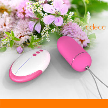 Odeco Remote Control Egg, темно-розовое, Виброяйцо,7 режимов вибрации