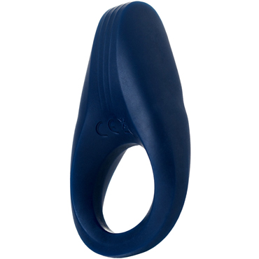 Satisfyer Rocket Ring, синее - Эрекционное кольцо с вибрацией 7,5 см - купить в секс шопе