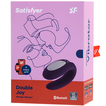 Satisfyer Partner Double Joy, фиолетовый - фото 8