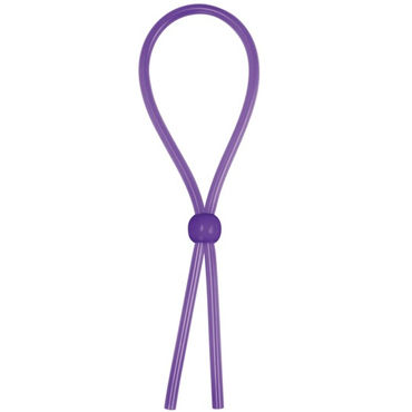 Shots Toys Erection Booster, фиолетовый, Утягивающее лассо на пенис