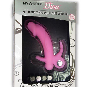MyWorld вибратор, розовый - фото, отзывы