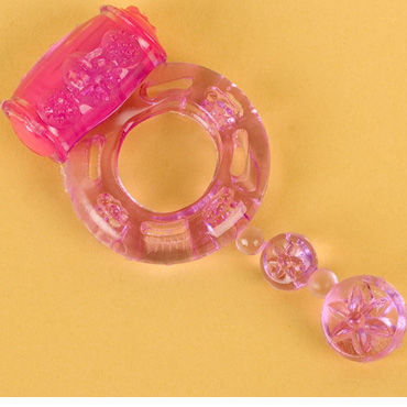 Toyfa кольцо, фиолетовое, С вибрацией