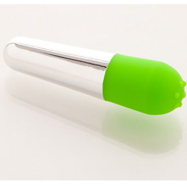 Sexus Funny Five вибратор, зеленый, Небольшой водонепроницаемый стимулятор