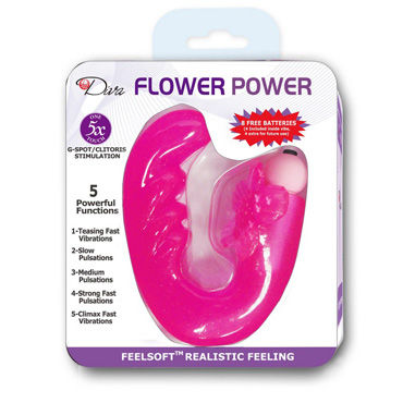 MyWorld Flower Power вибратор 12 см, розовый - фото, отзывы