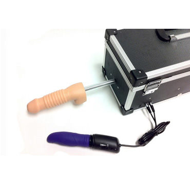 MyWorld Tool Box секс-машина чемодан - С двумя сменными насадками и вибратором-языком, удобный при транспортировке - купить в секс шопе