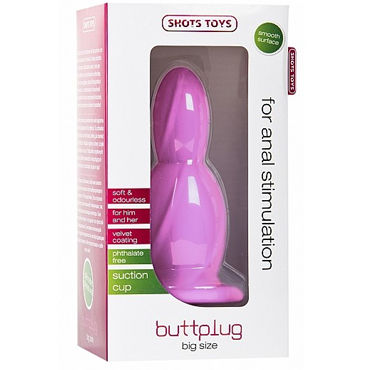 Shots Toys Big Butt plug, розовый - фото, отзывы