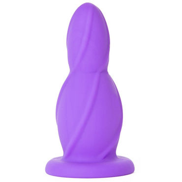 Shots Toys Medium Buttplug, фиолетовый, Анальная втулка на присоске, 10 см