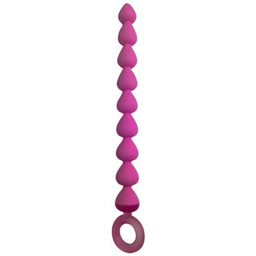 Shots Toys Anal Chain, розовый, Анальная цепочка без вибрации