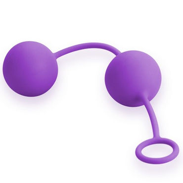 Shots Toys Geisha Twin Balls Deluxe, фиолетовый, Вагинальные шарики из силикона