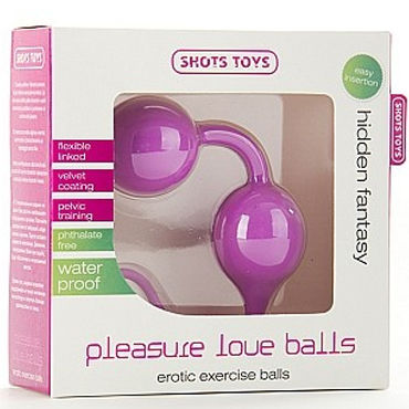 Shots Toys Pleasure Love Balls, розовый - фото, отзывы