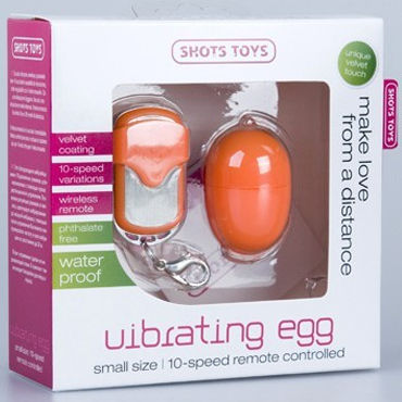 Shots Toys Vibrating Egg Small, оранжевый - фото, отзывы