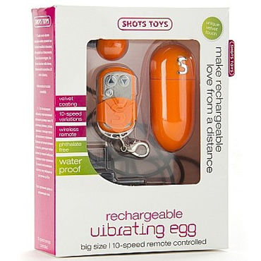 Shots Toys Rechargeable Vibrating Egg, оранжевый - фото, отзывы