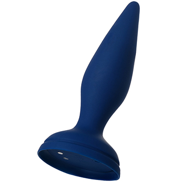 ToyFa O'Play Unico, синяя, Анальная вибровтулка с беспроводным пультом управления