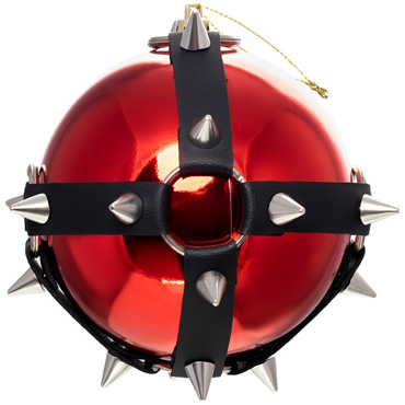 Pecado Новогодний шар с шипами 10 см, красный - фото, отзывы
