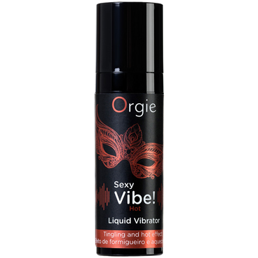 Orgie Sexy Vibe! Hot, 15 мл, Гель для массажа с разогревающим и вибрирующим эффектом
