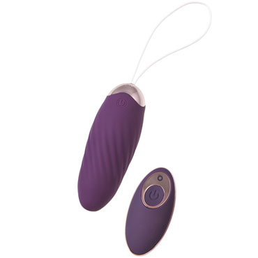 JOS Bumpy, фиолетовое, Виброяйцо с с имитацией фрикций и ДУ