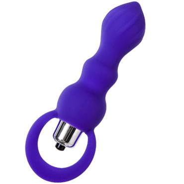 Toyfa ToDo Curvy, фиолетовая, Анальная втулка с вибрацией