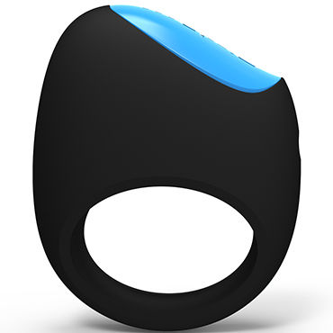 PicoBong Remoji Lifeguard Ring Vibe, черное, Перезаряжаемое эрекционное кольцо с дистанционным управлением