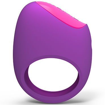 PicoBong Remoji Lifeguard Ring Vibe, фиолетовое, Перезаряжаемое эрекционное кольцо с дистанционным управлением