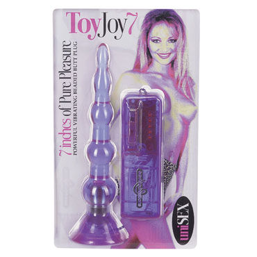 Gopaldas Toy Joy 7 фиолетовый, Анальная елочка с вибрацией
