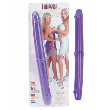 Gopaldas Twinzer фиолетовый, Двусторонний фаллоимитатор