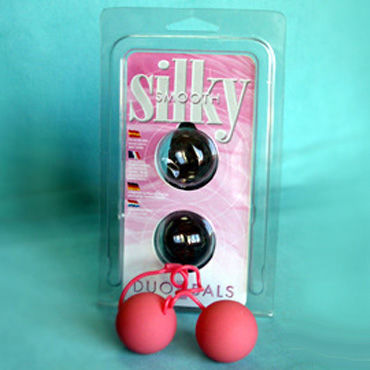 Gopaldas Silky Smooth розовый, Вагинальные шарики из гладкого материала