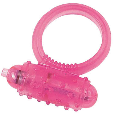 Gopaldas Soft Cock Ring розовый, Эрекционное кольцо с вибрацией