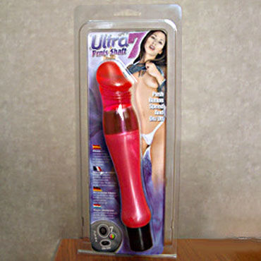 Gopaldas Ultra 7 Penis Shaft розовый, Реалистичный вибратор с упругой головкой