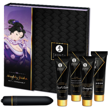 Shunga Naughty Geisha kit, Набор из 5 предметов