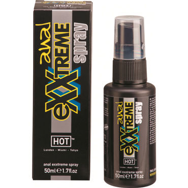 Hot Exxtreme Glide Anal Spray, 50 мл, Силиконовый спрей для анального секса
