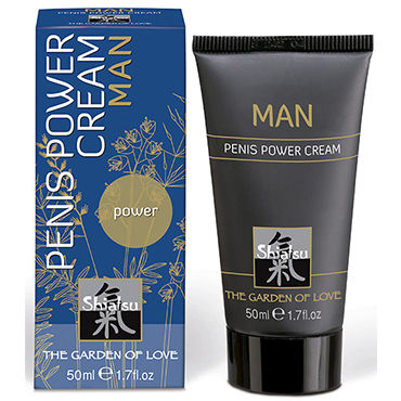 Shiatsu Man Penis Power Cream, 50 мл, Крем для мужчин, увеличивающий эрекцию