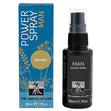 Shiatsu Man Power Spray, 50 мл, Спрей для мужчин, увеличивающий эрекцию