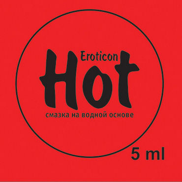Eroticon Гель-смазка Hot, 5 мл, Возбуждающая, с женьшенем