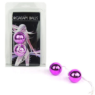 Pandora шарики вагинальные, фиолетовые, На связке