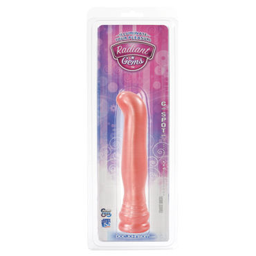 Doc Johnson Radiant Gems G-spot, розовый - Стимулятор точки G - купить в секс шопе
