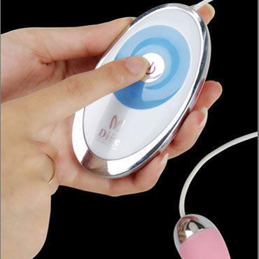 Dibe Egg Touch, розовое - Виброяйцо с сенсорным управлением - купить в секс шопе